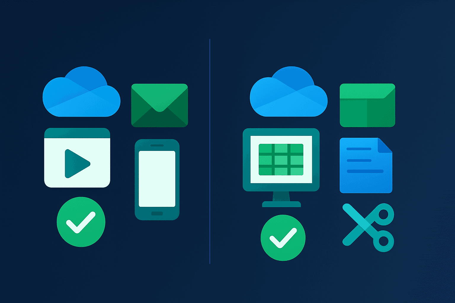 Microsoft 365 Business BASIC vs STANDART: kokie skirtumai ir kam skirta?